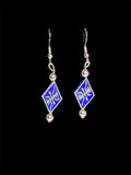 BLUE & SILVER EARRINGS