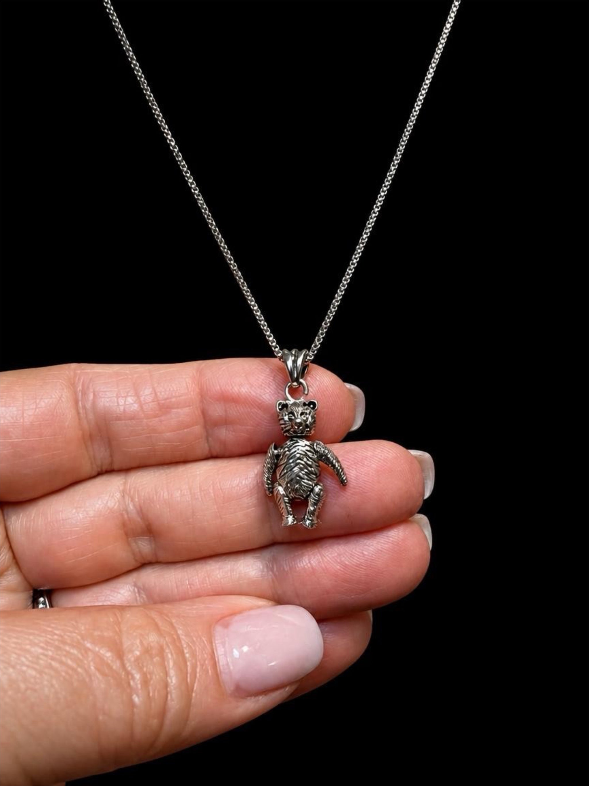 ARTICULATED BEAR NECKLACE