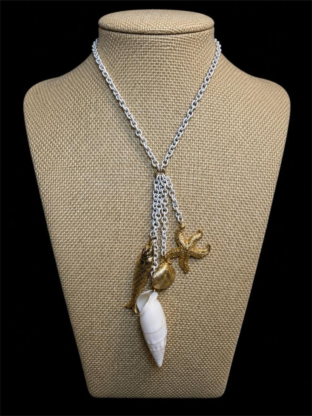 VINTAGE SEA CHARMS NECKLACE