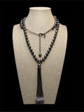 NEW CHICOS HEAVY GLASS BEADED NECKLACE