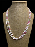 LOFT WHITE & RED GLASS BEADED NECKLACE