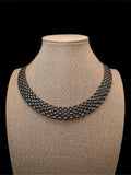 NEPIER SILVER MESH NECKLACE