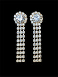RHINESTONE DANGLE EARRINGS