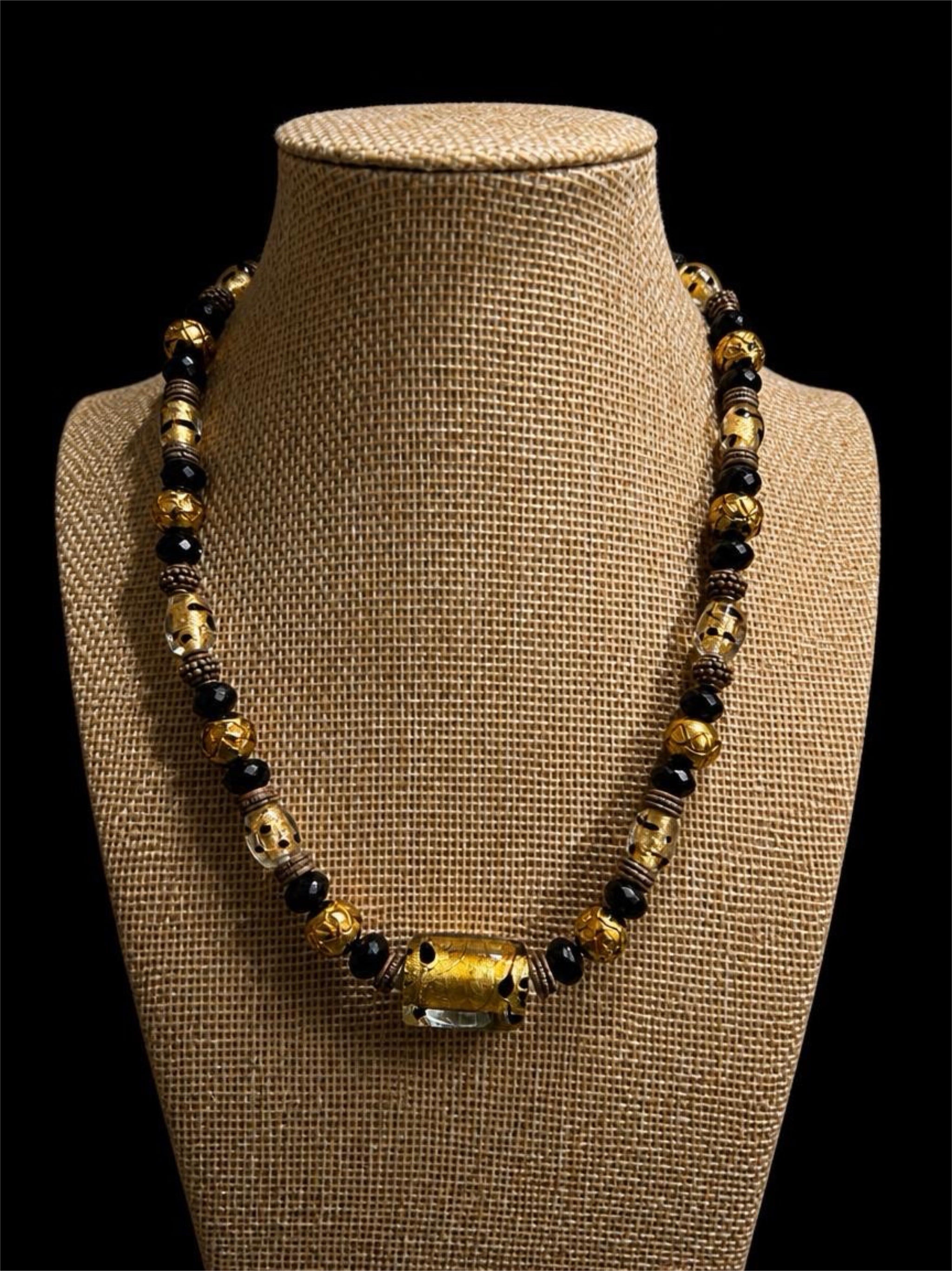 CHICO'S MULTI-COLORED BEADED NECKLACE