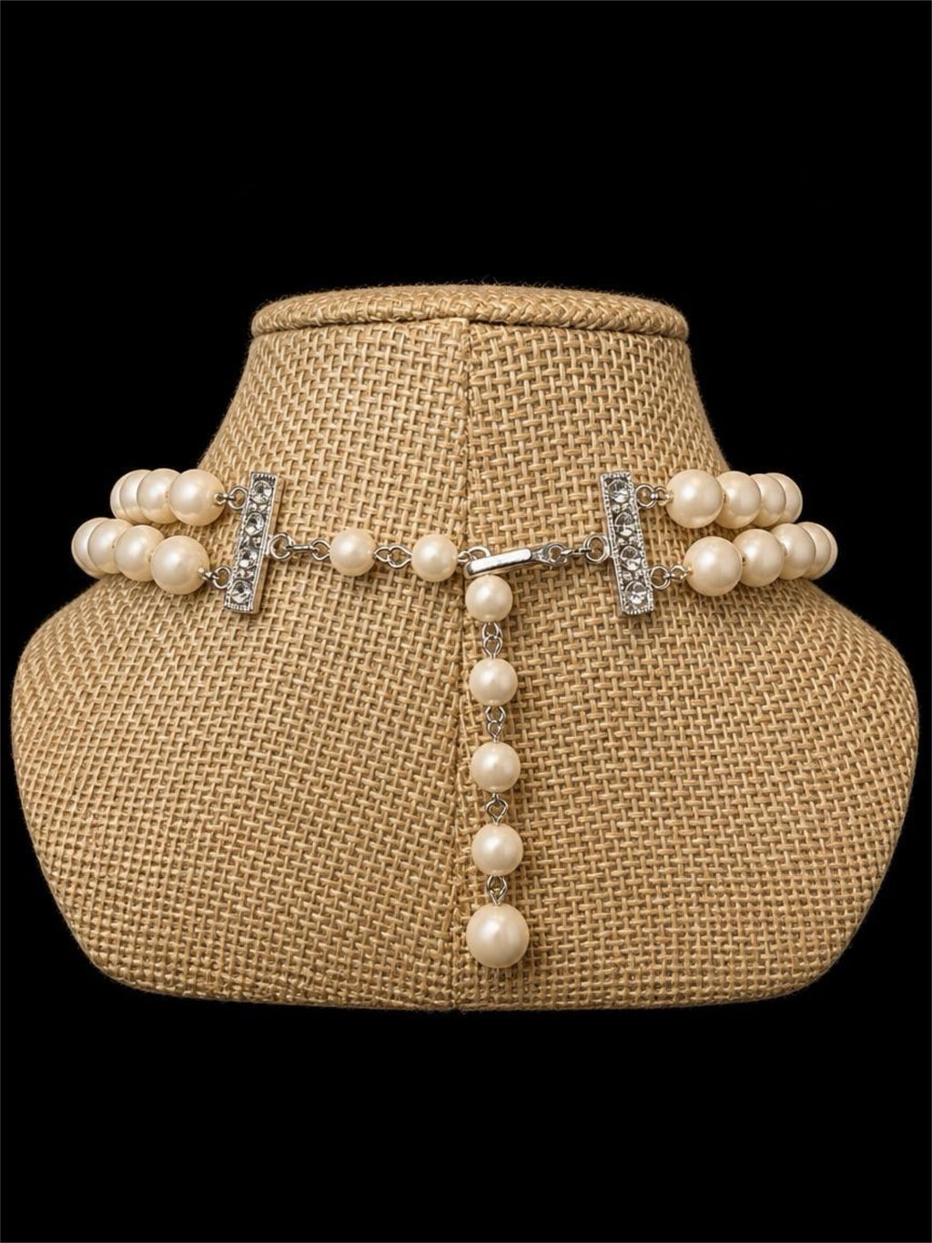 VINTAGE HONG KONG MATTE PEARL NECKLACE
