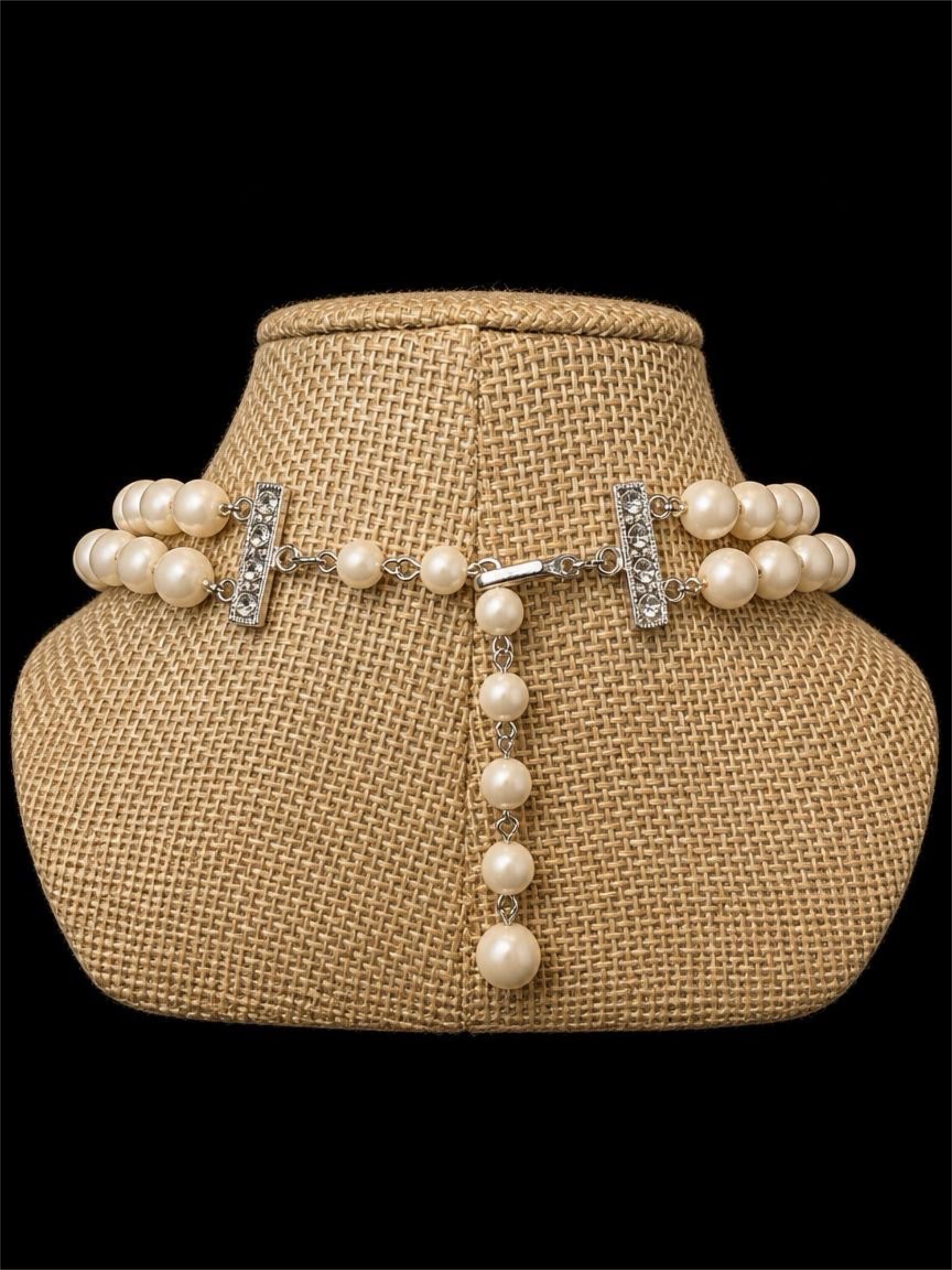 VINTAGE HONG KONG MATTE PEARL NECKLACE