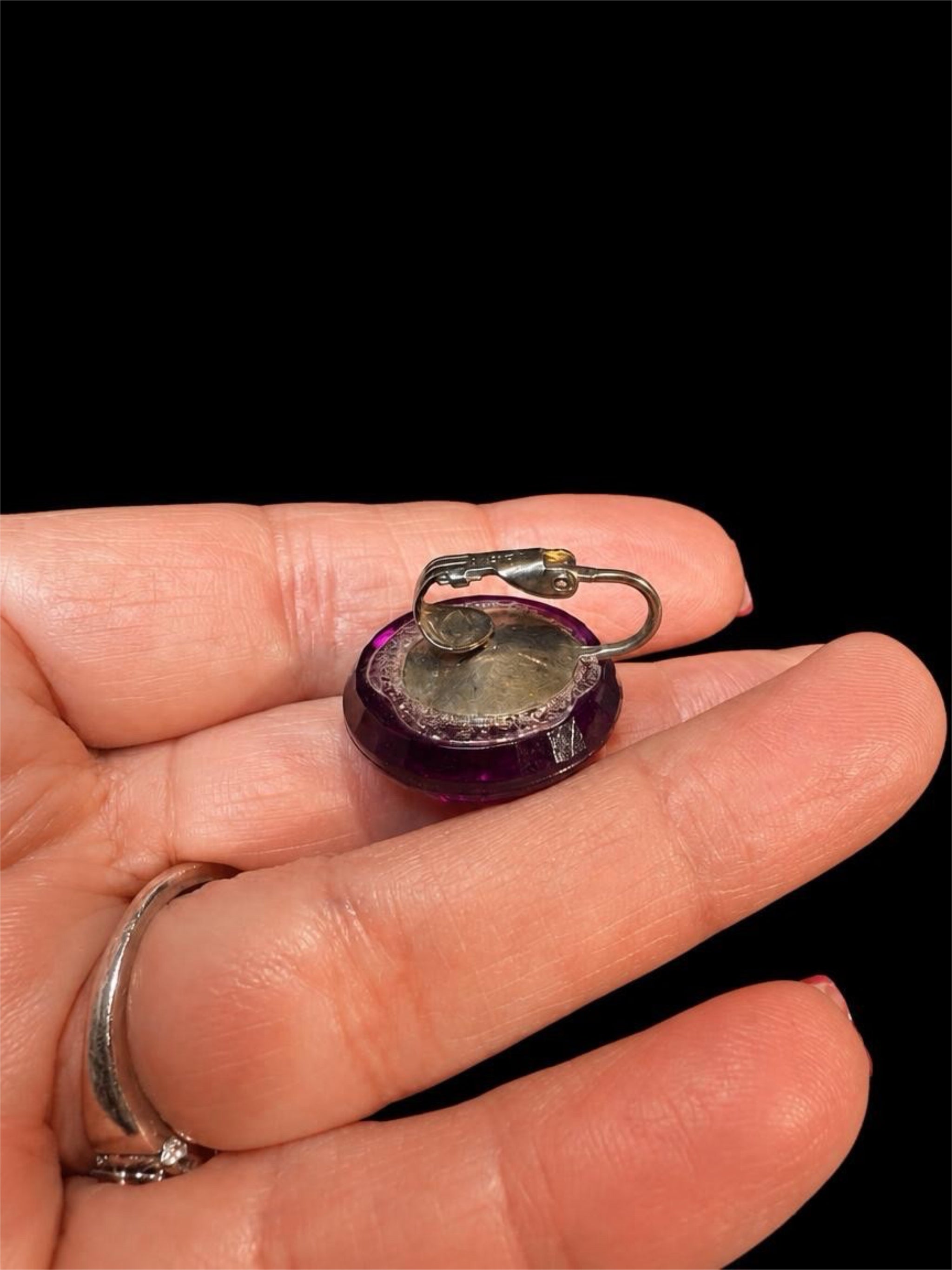 DALSHEIM PURPLE EARRINGS