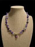 PURPLE STONE NECKLACE