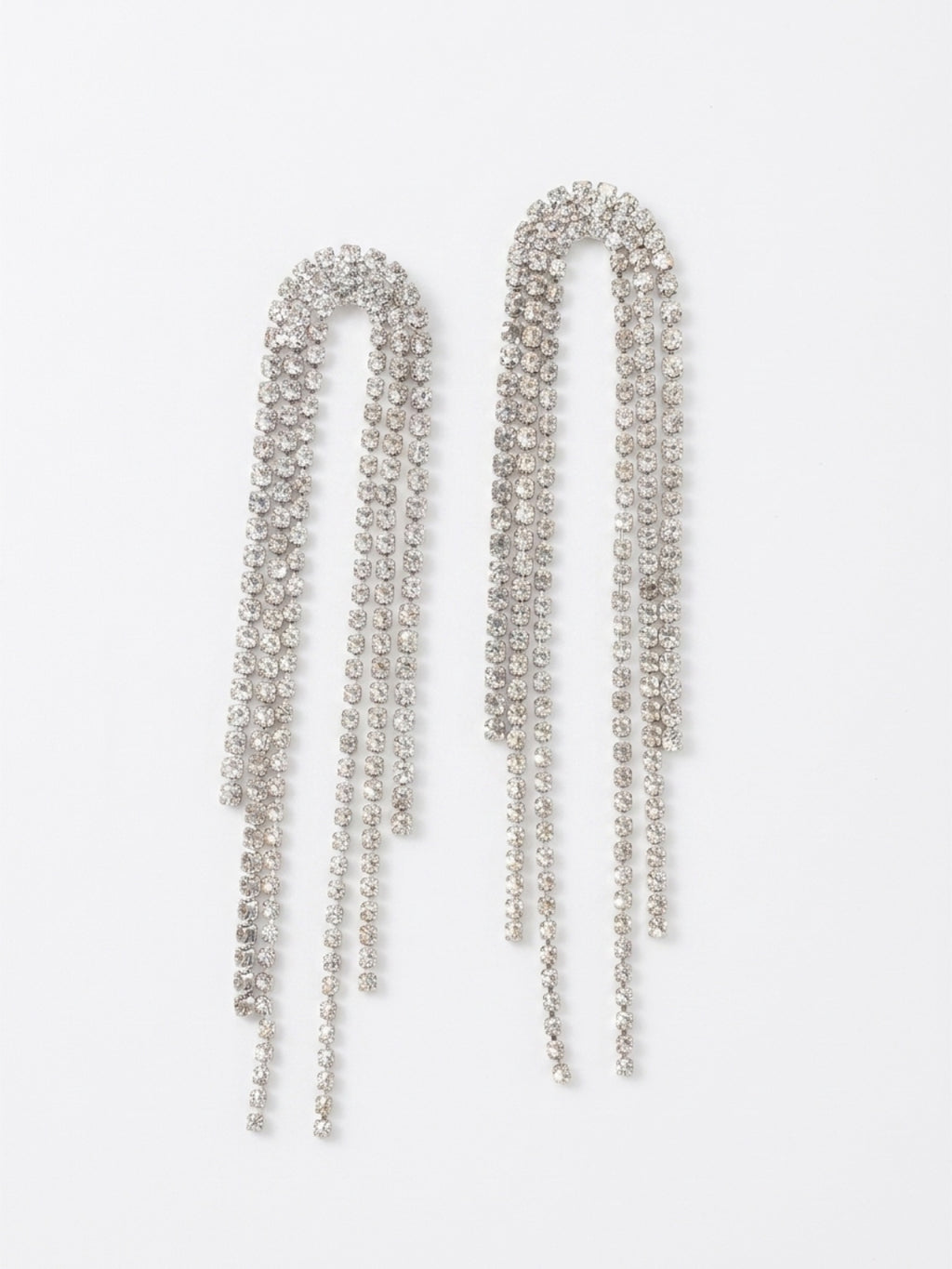 RHINESTONE CHANDELIER EARRINGS