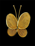 GOLD BUTTERFLY BROOCH