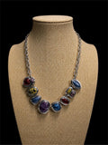 CABOCHON BEADED NECKLACE