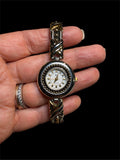 SILVER W/GOLD ACCENTS WATCH