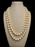 SWIRLED ACRYLIC BEADED NECKLACE
