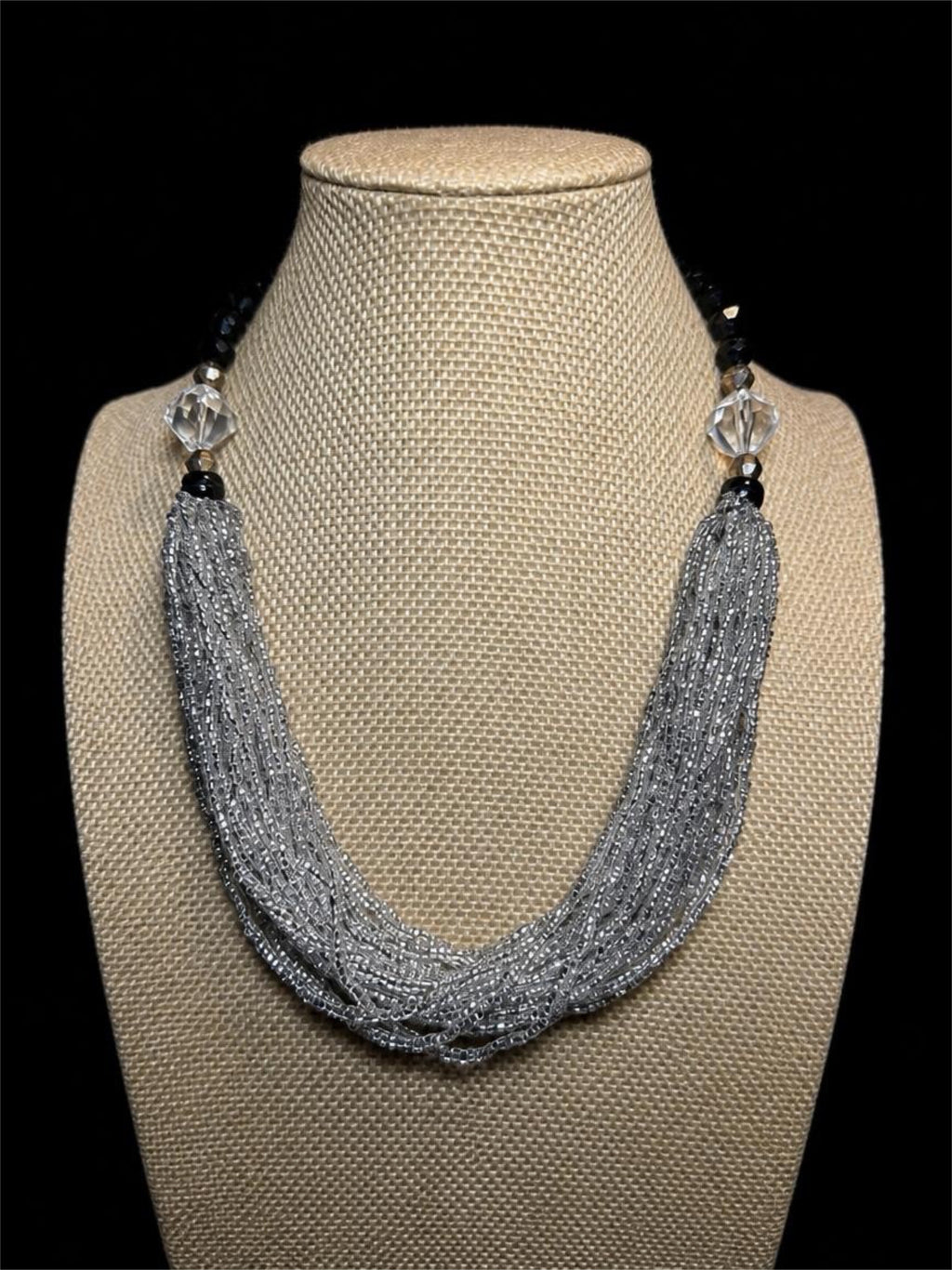 SEED BEAD STRANDED NECKLACE