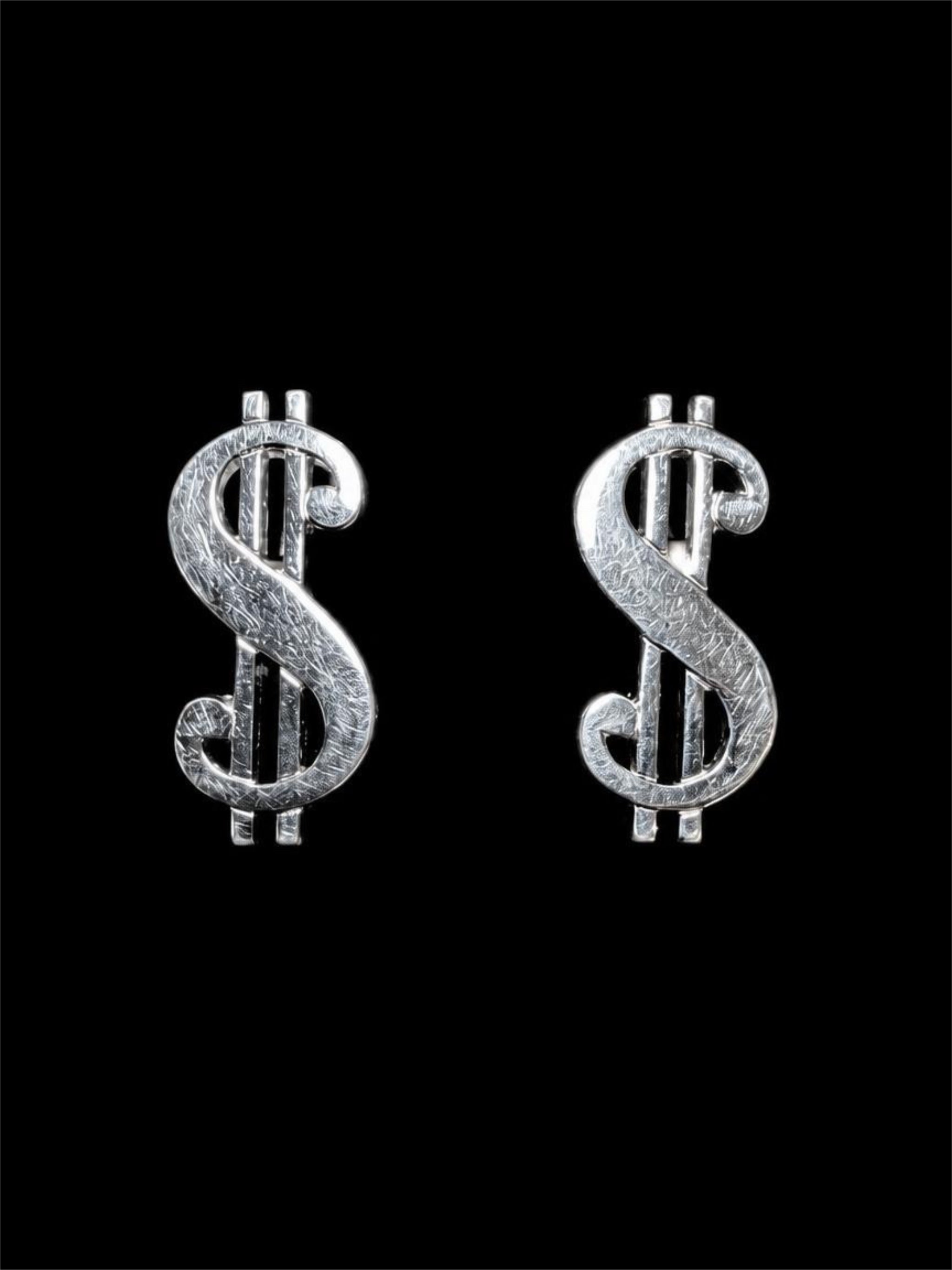 DOLLAR SIGN CUFFLINKS