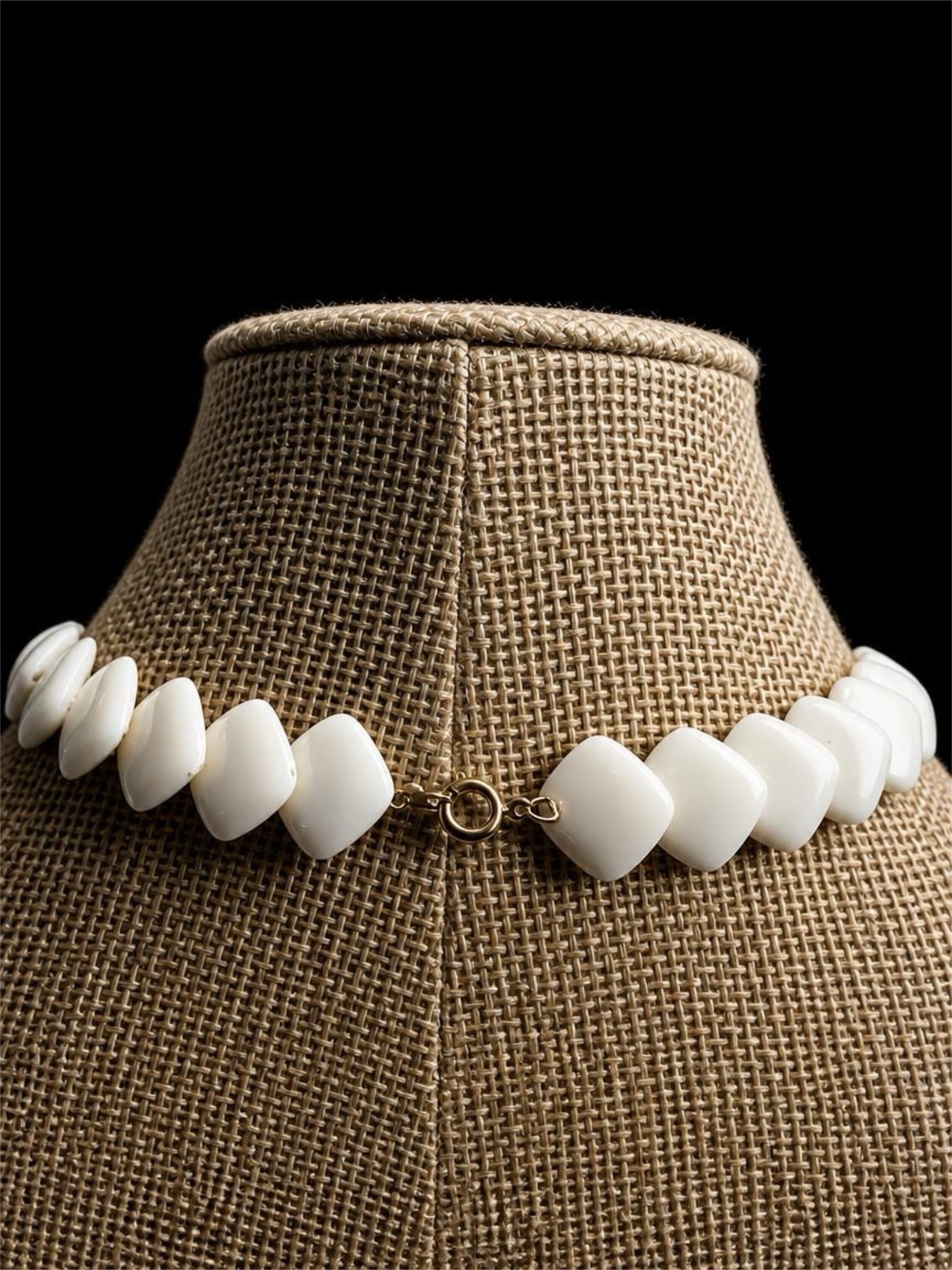 VINTAGE IVORY COLORED NECKLACE
