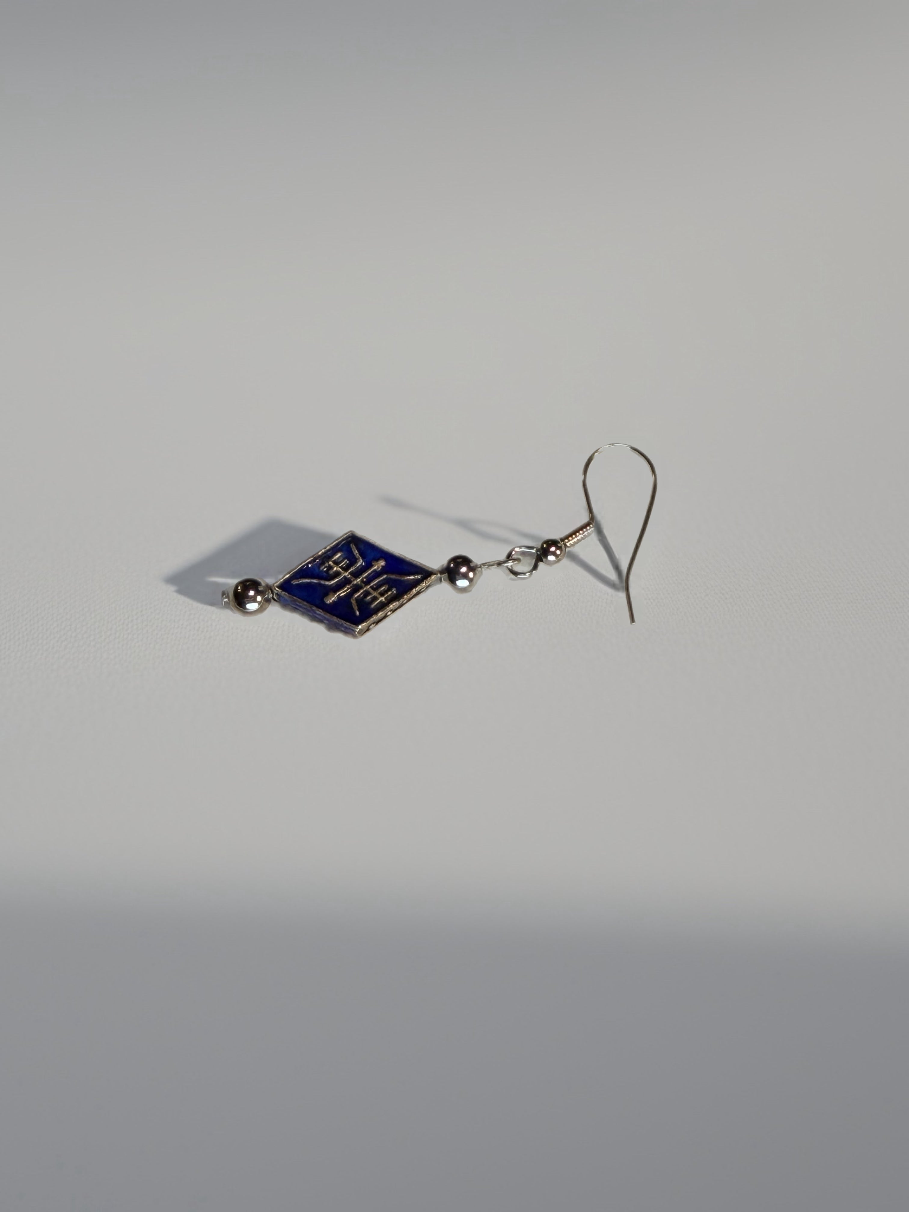 BLUE & SILVER EARRINGS