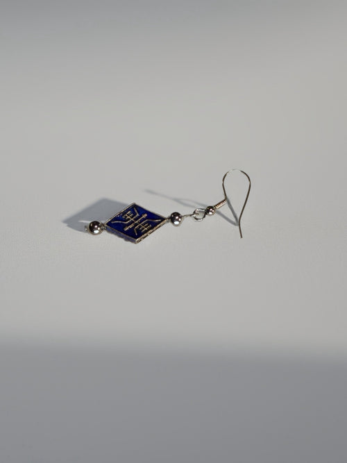 BLUE & SILVER EARRINGS