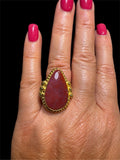 BLUSH COLORED INSET RING