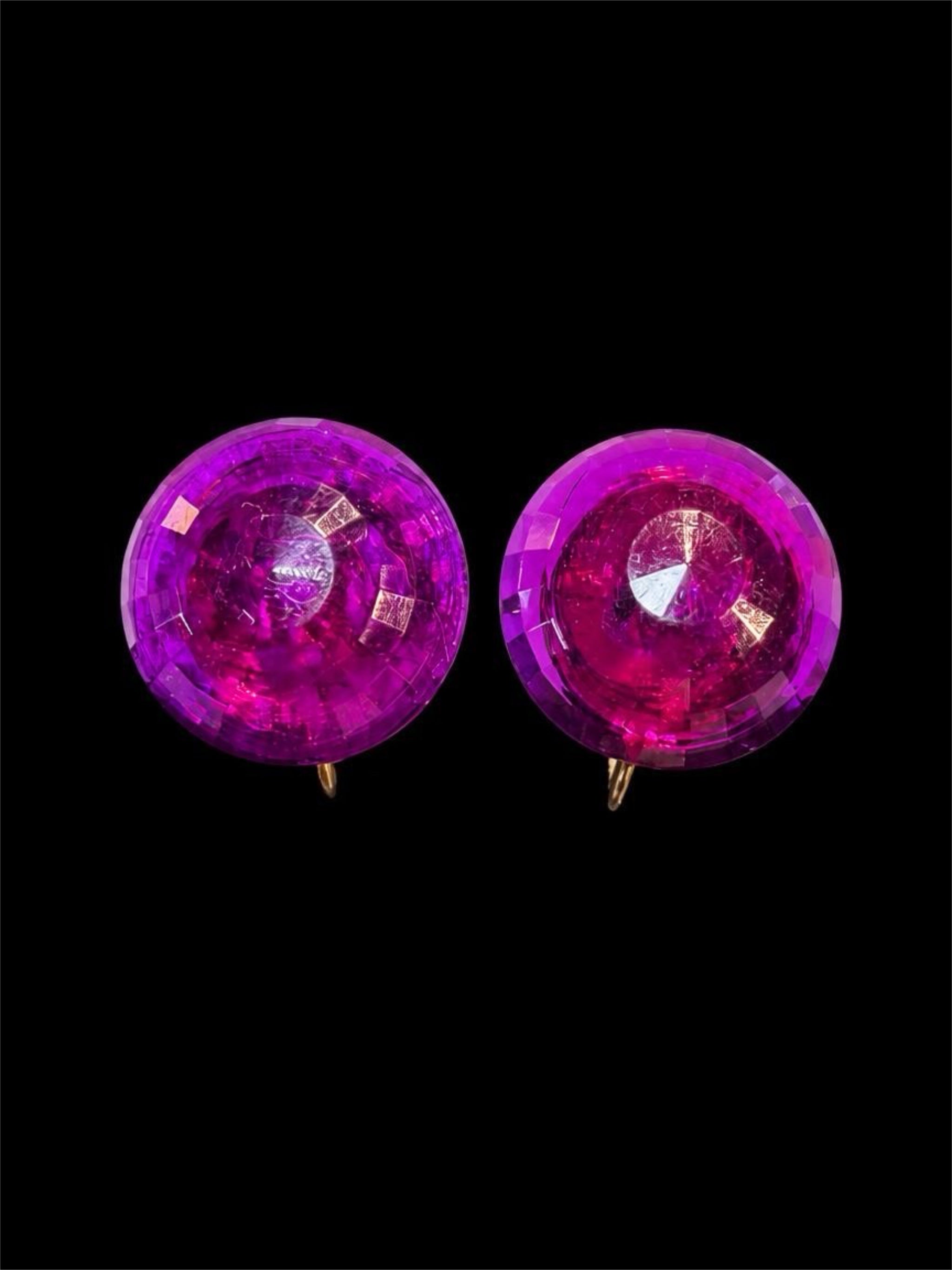 DALSHEIM PURPLE EARRINGS