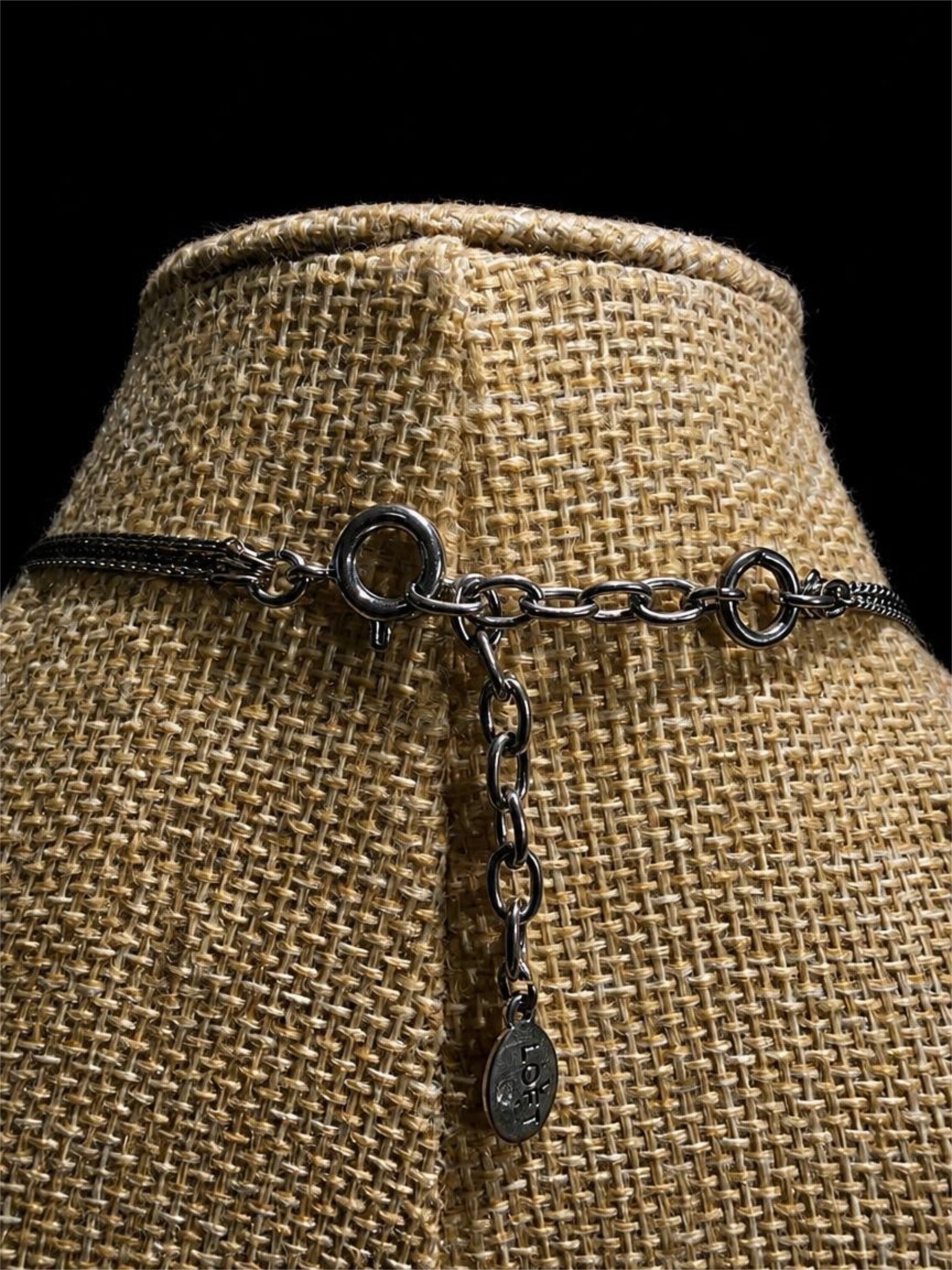 LOFT MULTI-STRAND BEADED NECKLACE