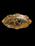 HORSE & HOUNDS GOLD BROOCH