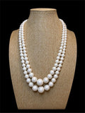 VINTAGE HONG KONG MATTE PEARL NECKLACE