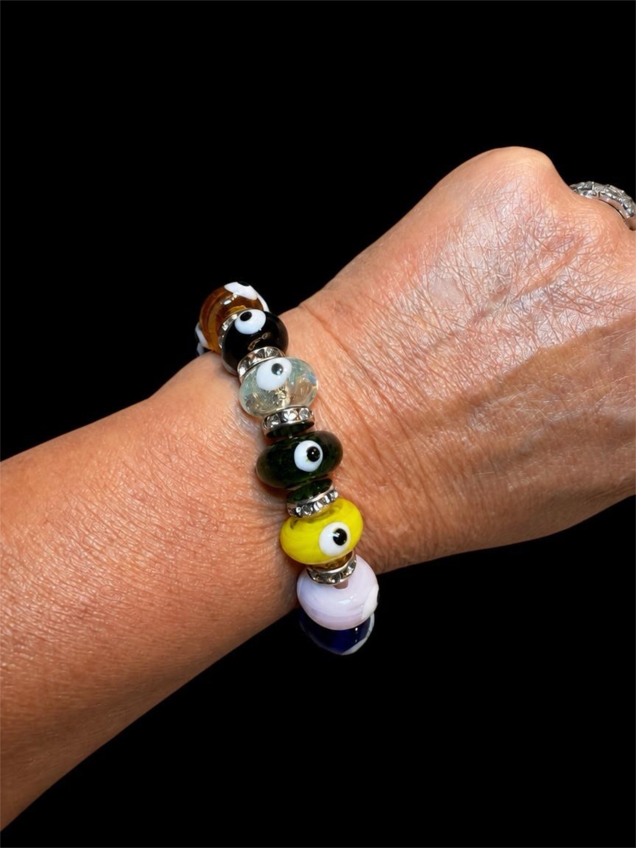FUN GLASS BEADED BRACELET