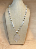 SHELL & STONE NECKLACE