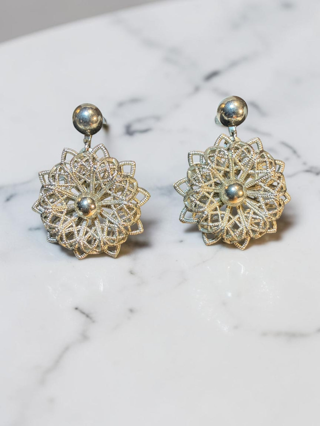 VINTAGE FILIGREE EARRINGS