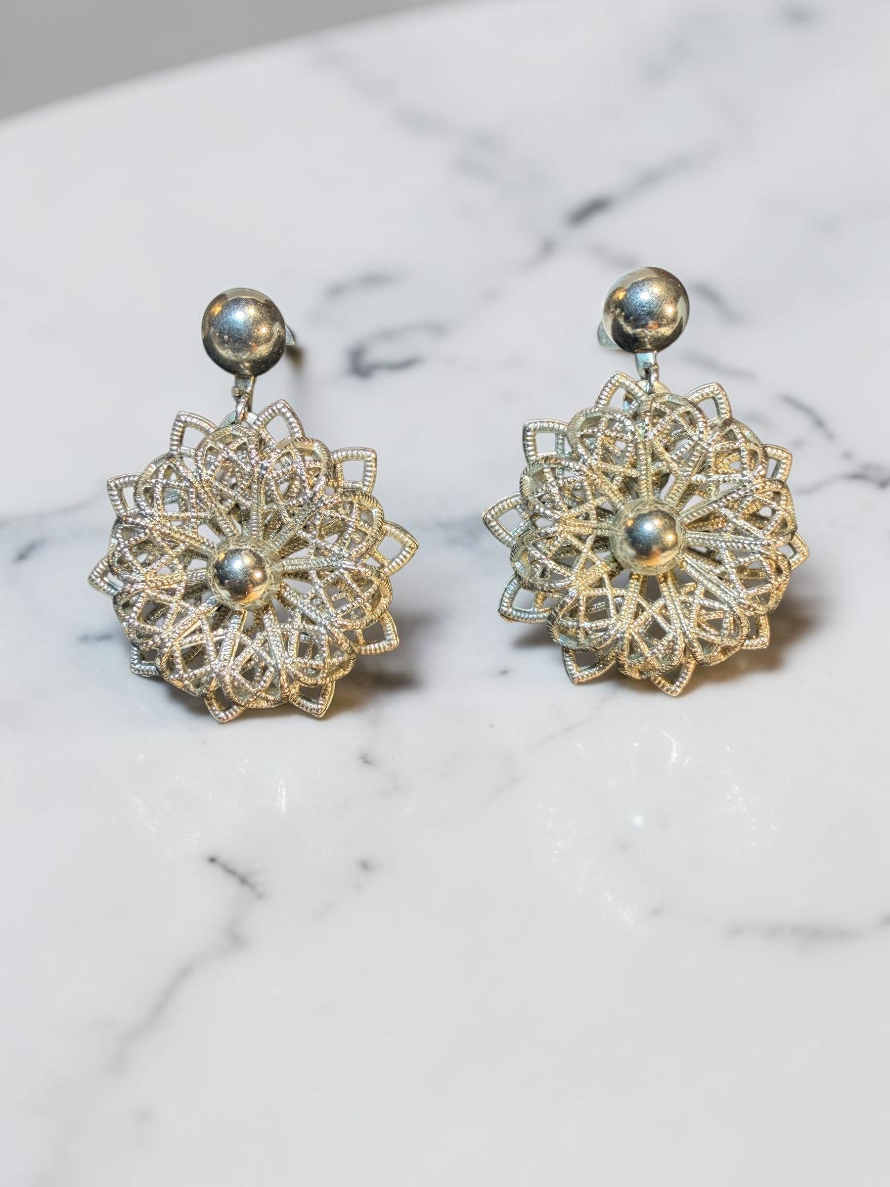 VINTAGE FILIGREE EARRINGS