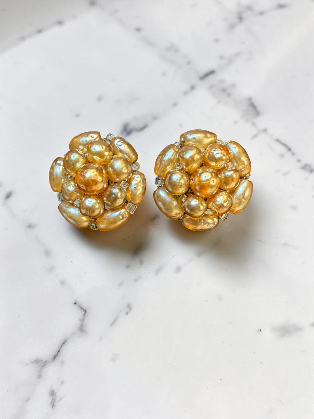 VINTAGE PEARL EARRINGS