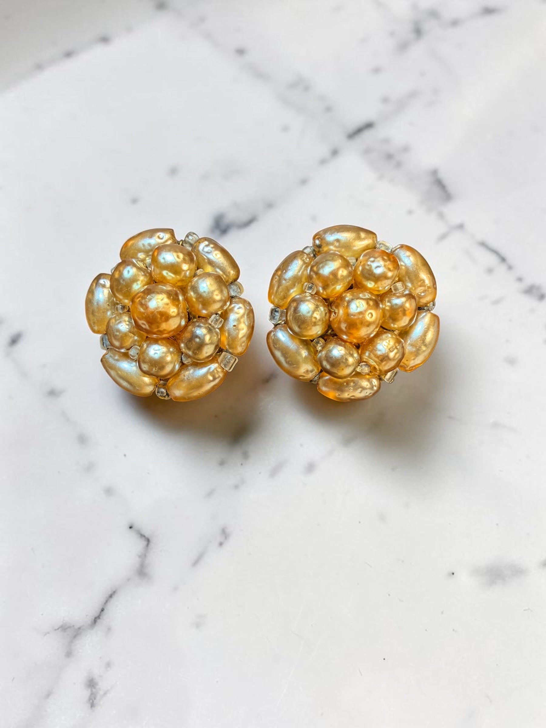 VINTAGE PEARL EARRINGS