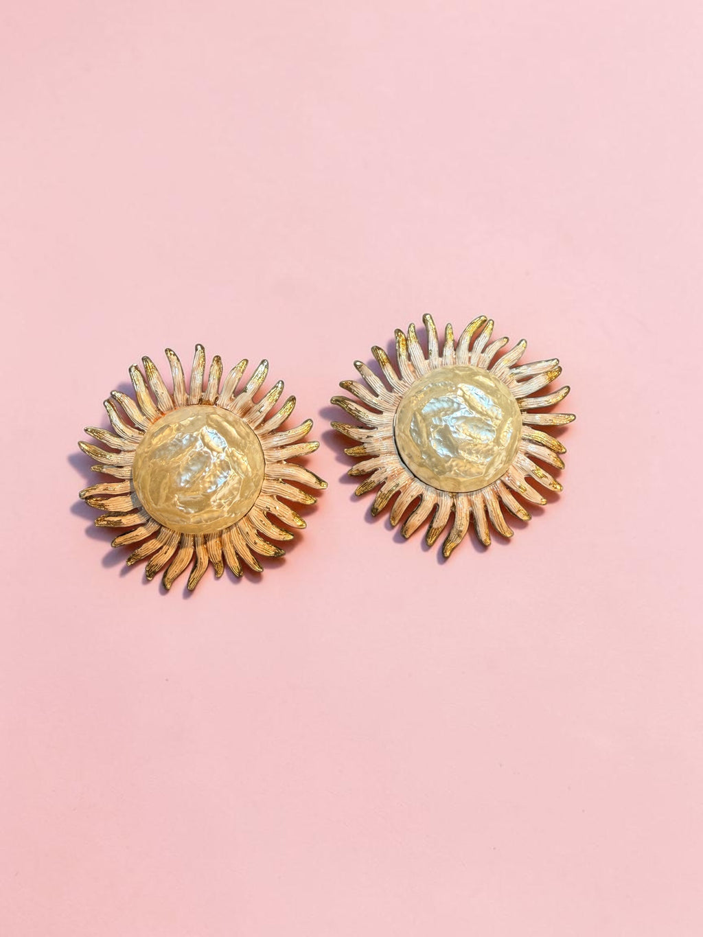 VINTAGE LARGE PEARL EARRINGS