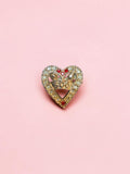 500 HEART BROOCH