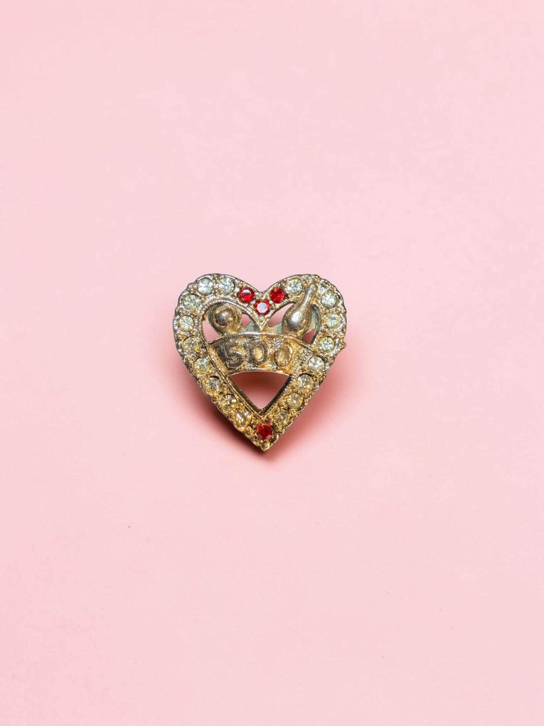 500 HEART BROOCH