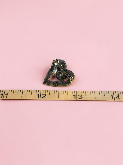 500 HEART BROOCH