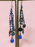 COIN & GLASS EARRINGS