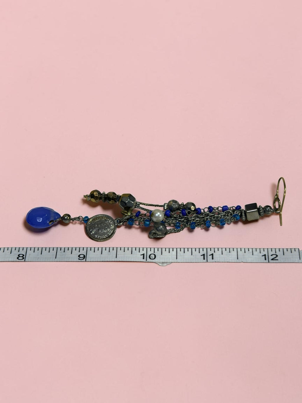 COIN & GLASS EARRINGS