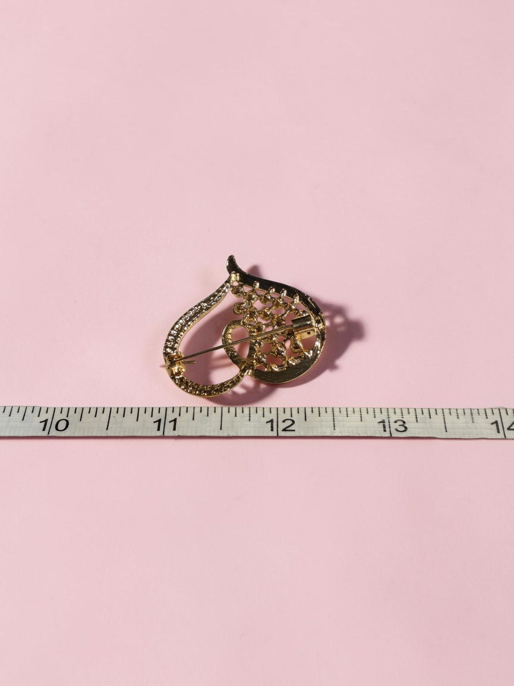 PEARLS & RHINESTONE BROOCH
