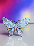 PAINTED BUTTERFLY BROOCH