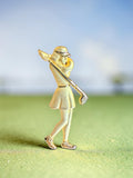 LADY GOLFER BROOCH
