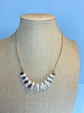 VINTAGE AVON GOLD & WHITE NECKLACE