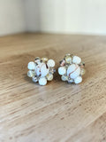 VINTAGE JAPANESE GLASS EARRINGS