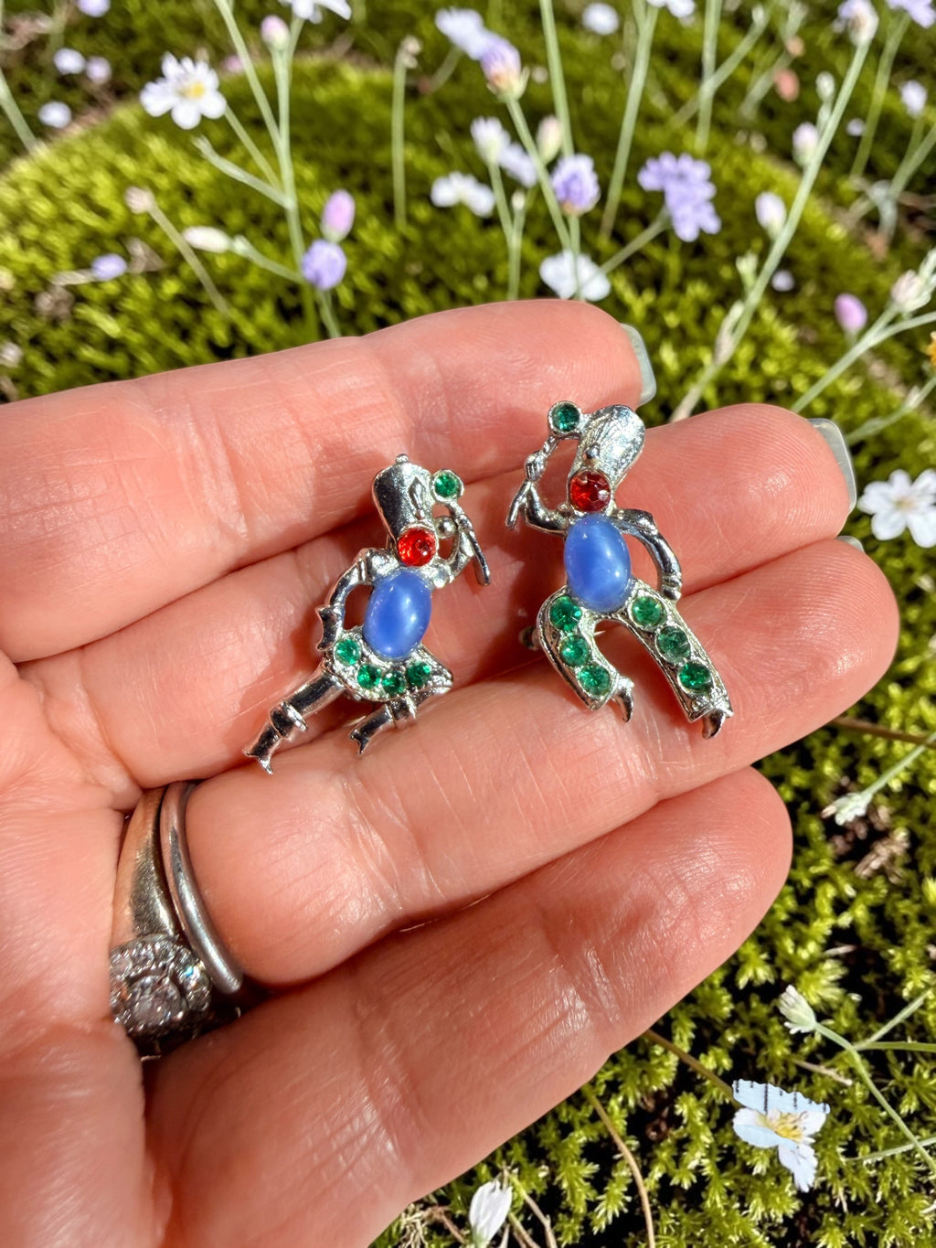 VINTAGE SET OF DRUM MAJOR BROOCHES