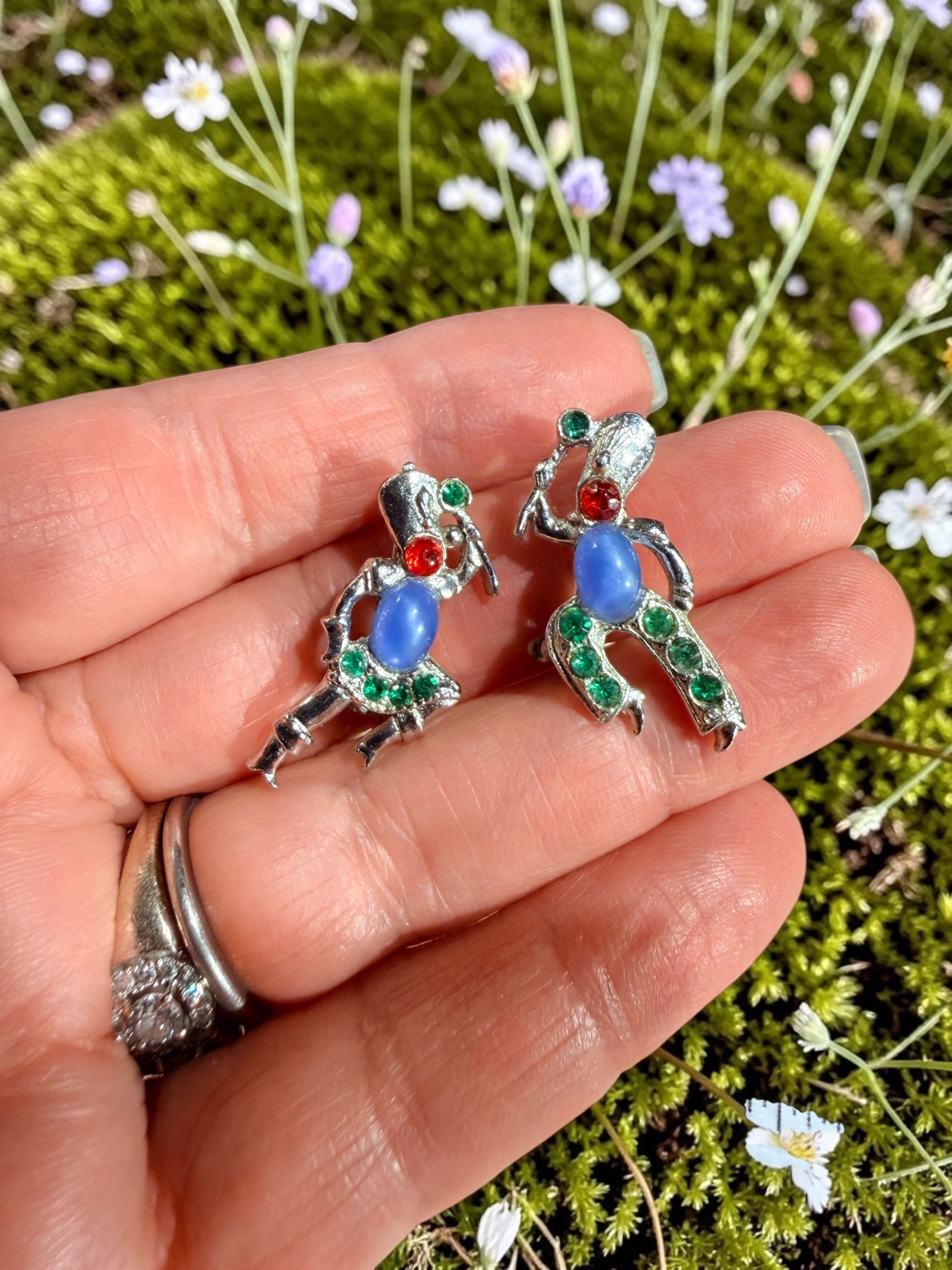VINTAGE SET OF DRUM MAJOR BROOCHES