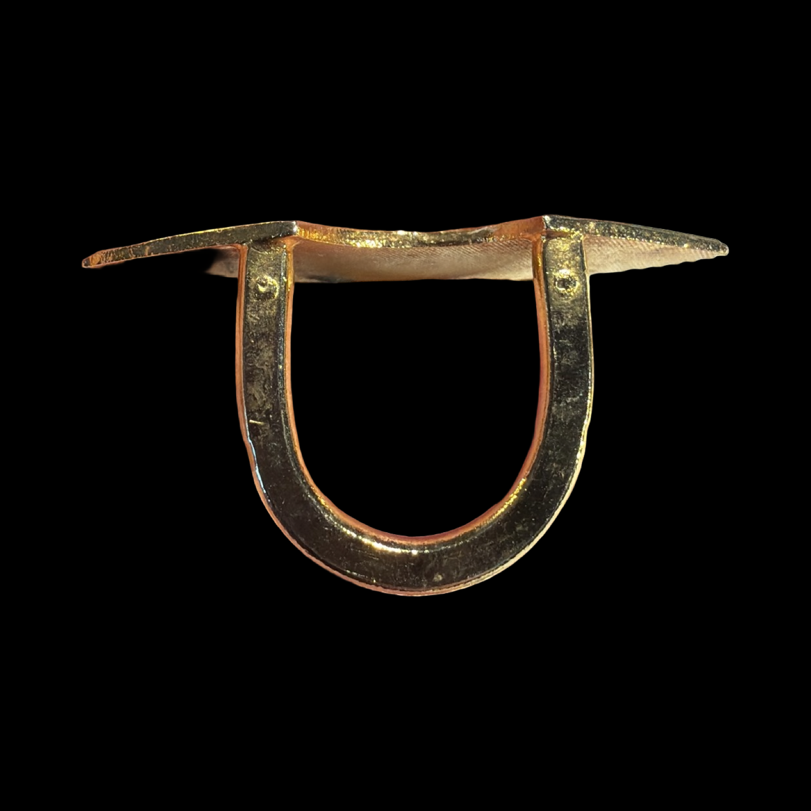 CREAM CLOISONNE SCARF CLIP