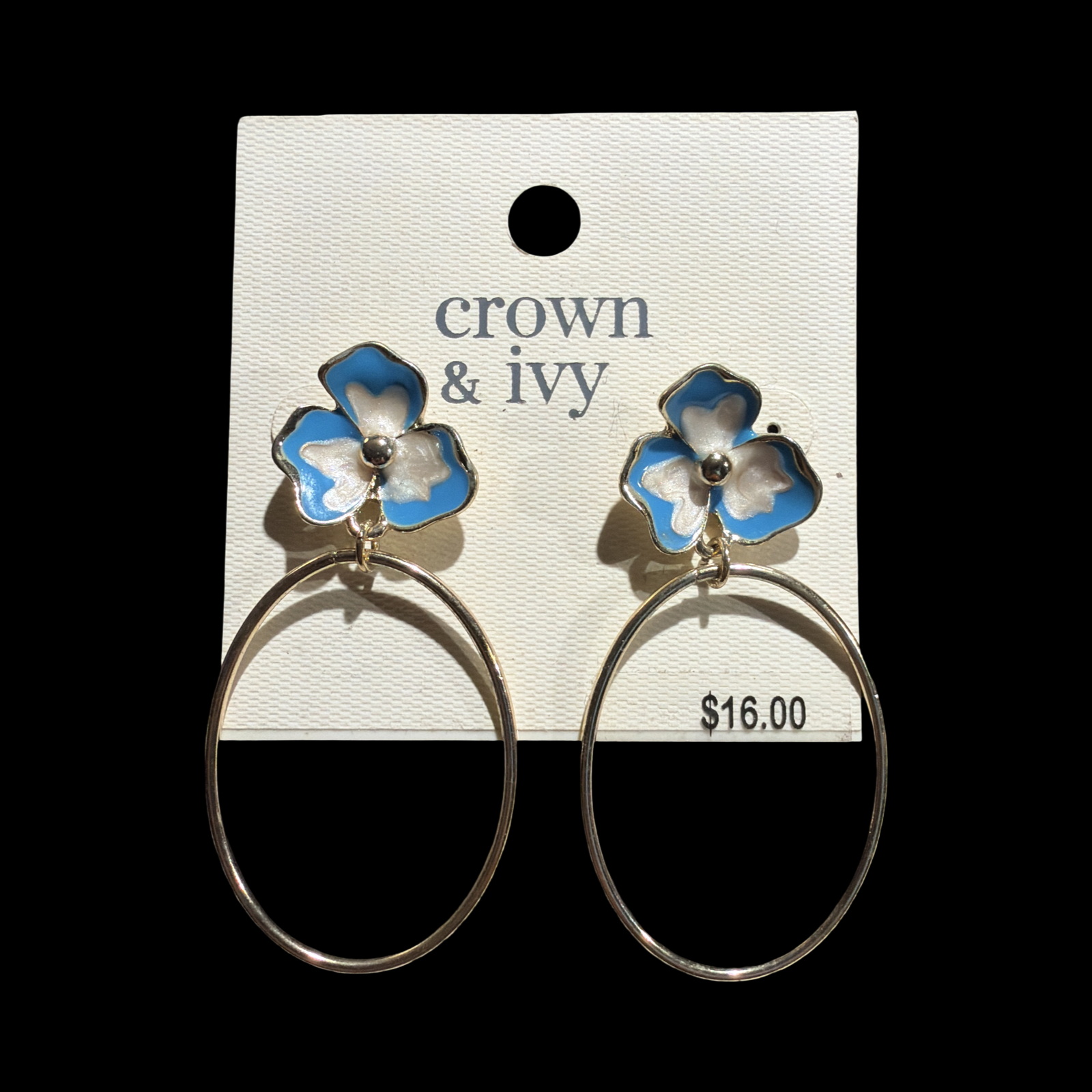 CROWN & IVY RIVERIA HOLIDAY EARRINGS