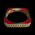 RED ENAMEL BRACELET