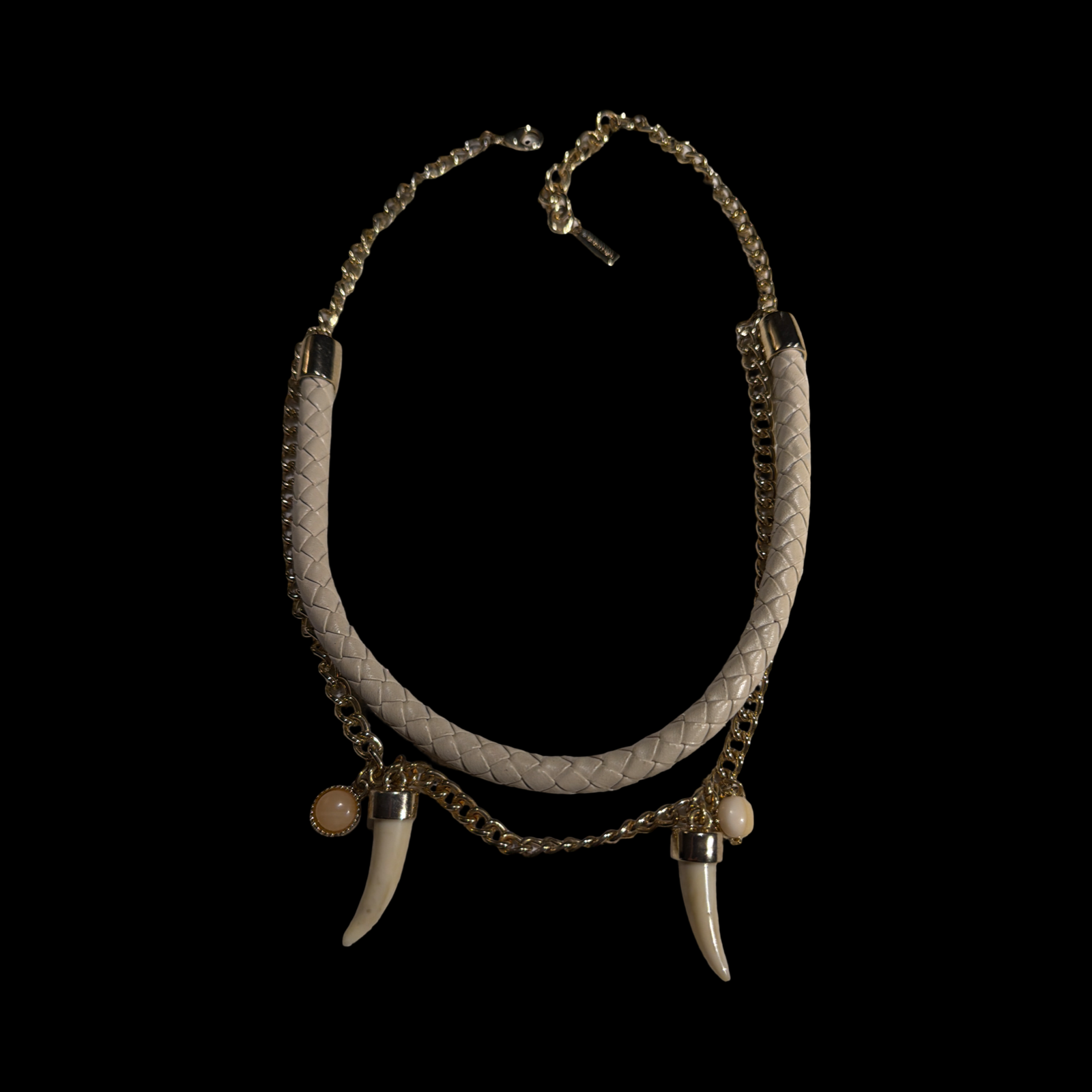 BAUBLEBAR FAUX TIGER TOOTH NECKLACE